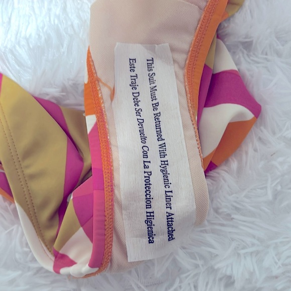 🆕 🩱 Kona Sol Multi Geometric Pattern Swim Bottom - NWT - 14/16 full coverage - Picture 5 of 6